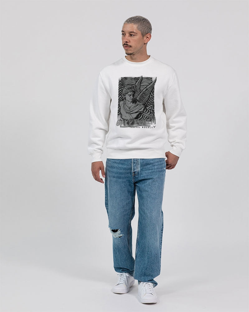 Travel Boldly Unisex Premium Crewneck Sweatshirt | Lane Seven