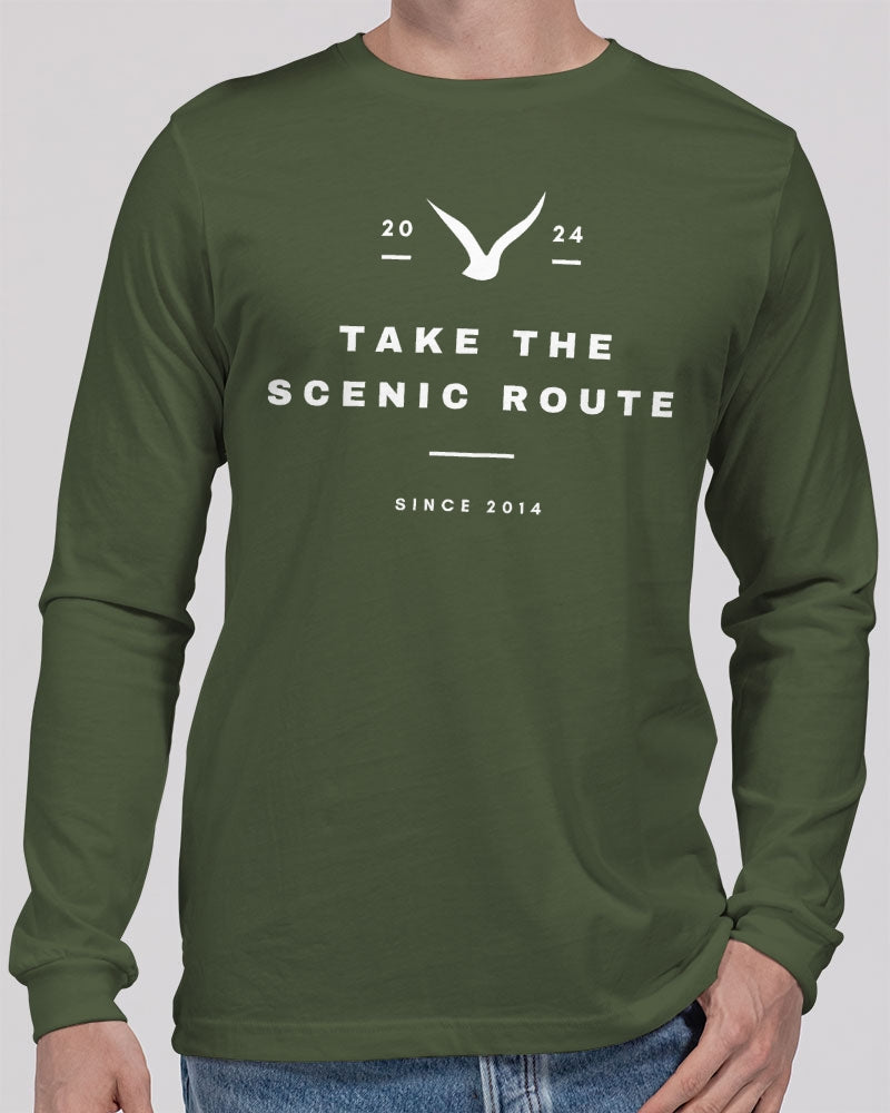 The Scenic Route Unisex Jersey Long Sleeve Tee | Bella + Canvas