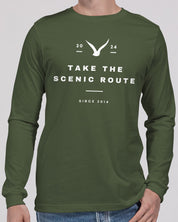 The Scenic Route Unisex Jersey Long Sleeve Tee | Bella + Canvas