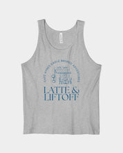 Latte & Liftoff Unisex Jersey Tank | Bella + Canvas