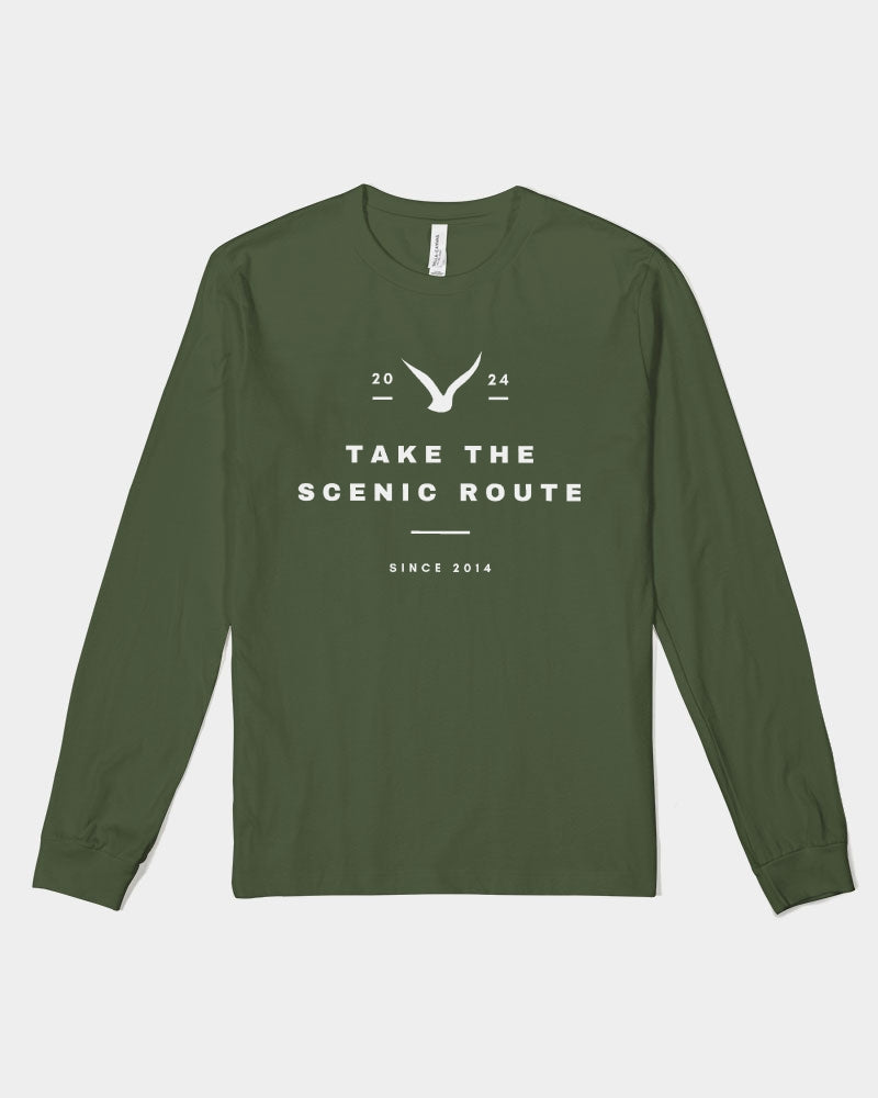 The Scenic Route Unisex Jersey Long Sleeve Tee | Bella + Canvas