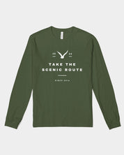 The Scenic Route Unisex Jersey Long Sleeve Tee | Bella + Canvas