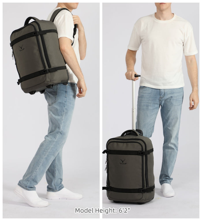 Rolling Duffle Bag with Wheels, 50L Travel Carry on Wheeled Duffel Luggage  with Rollers - China Trolley Backpack and Bolso price
