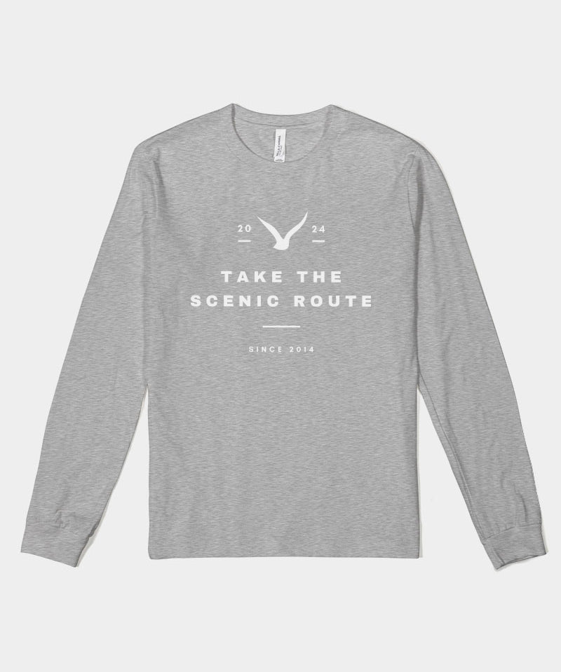 The Scenic Route Unisex Jersey Long Sleeve Tee | Bella + Canvas