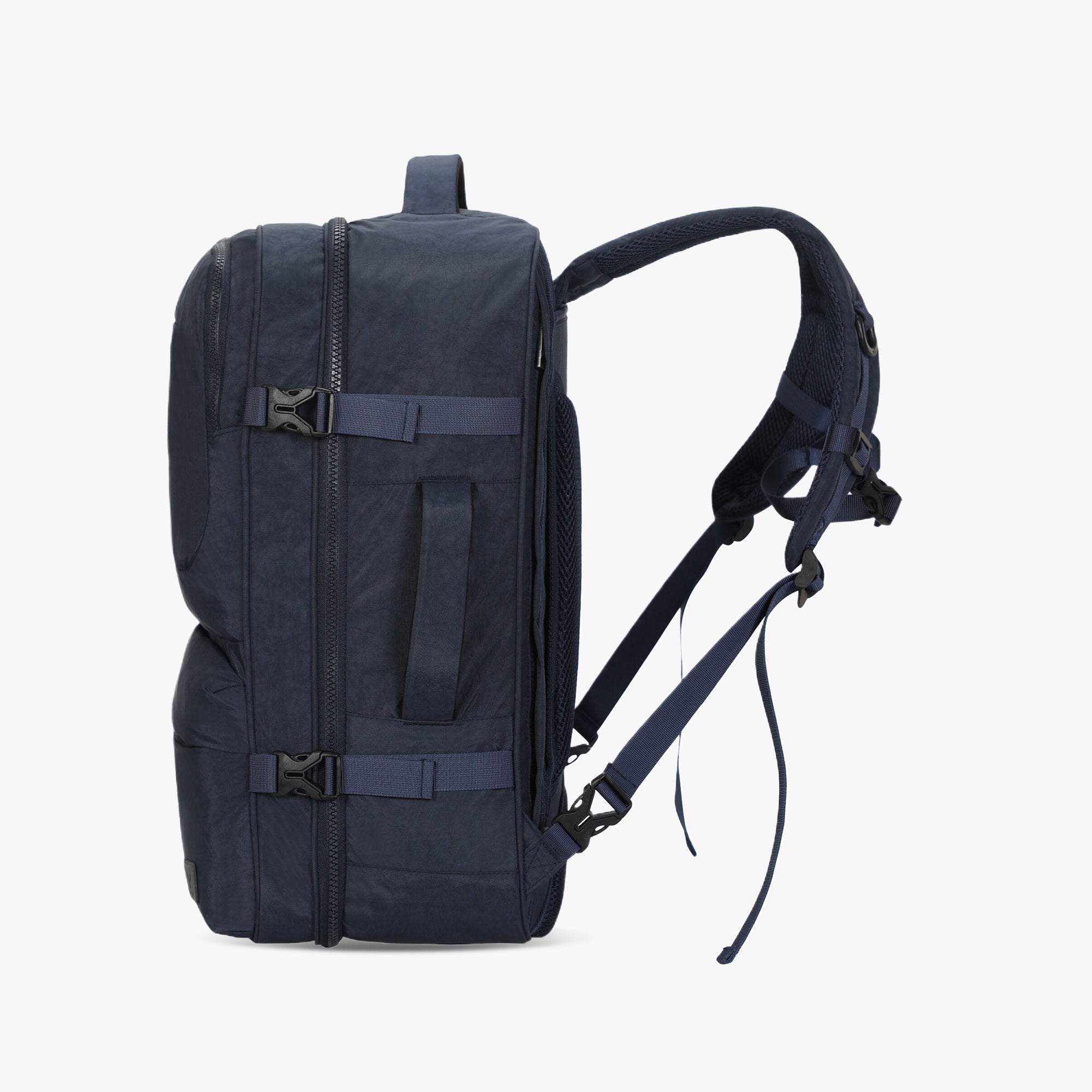 Voyager 44L Expandable Travel Backpack x PackPal Cube Set -Navy