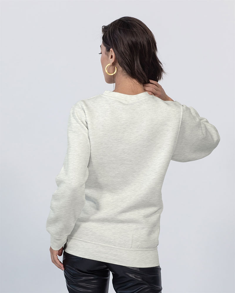 Latte & Liftoff Unisex Premium Crewneck Sweatshirt | Lane Seven