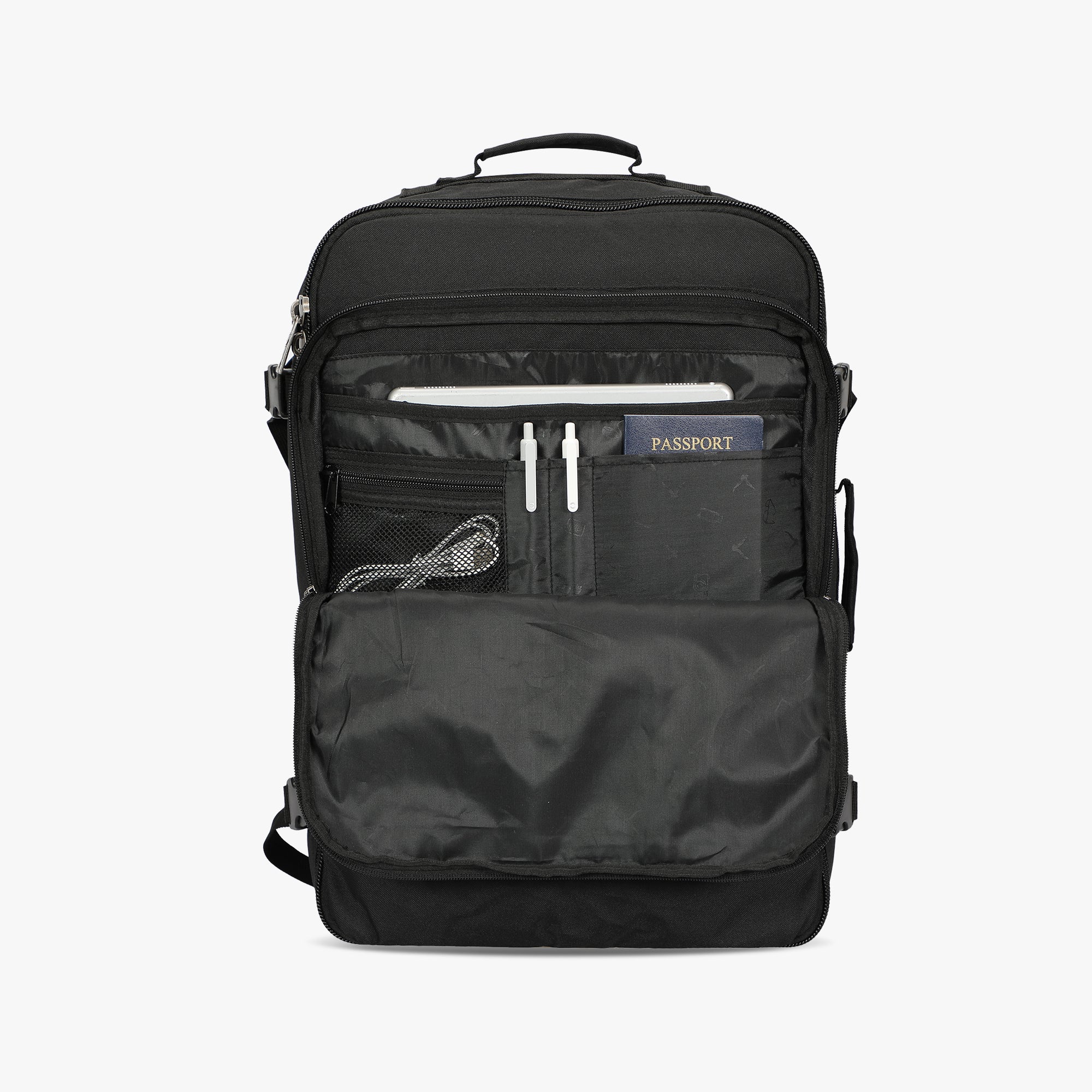 Compass 38L Carry On Backpack-Black