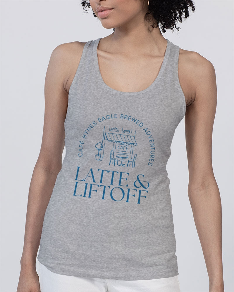 Latte & Liftoff Unisex Jersey Tank | Bella + Canvas