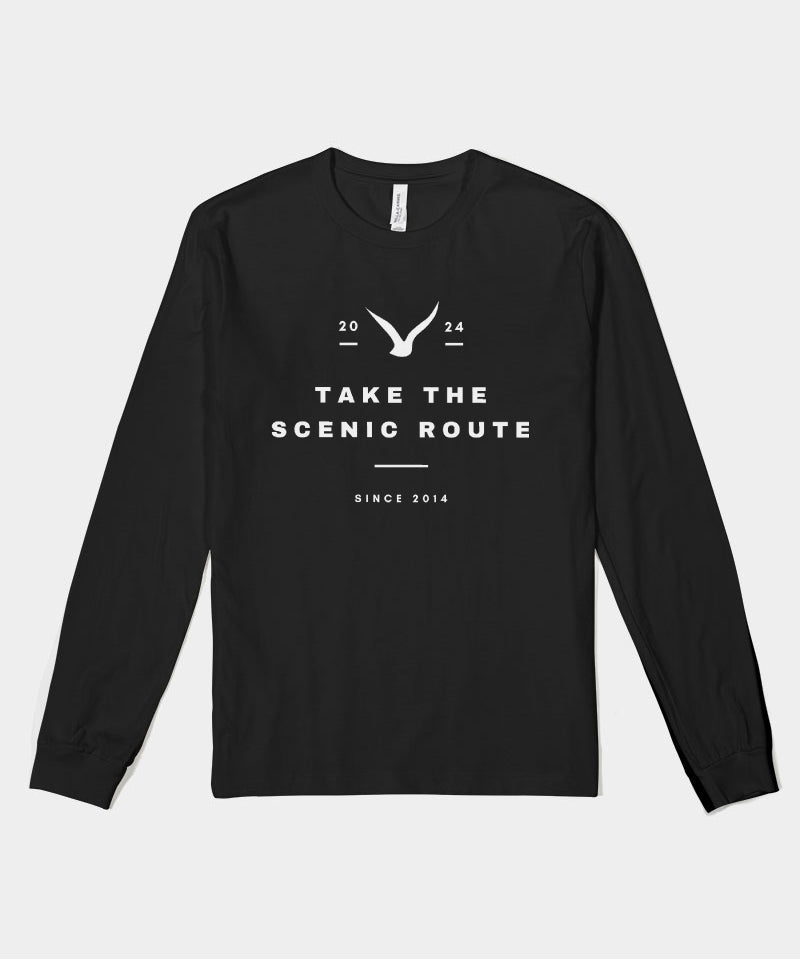 The Scenic Route Unisex Jersey Long Sleeve Tee | Bella + Canvas