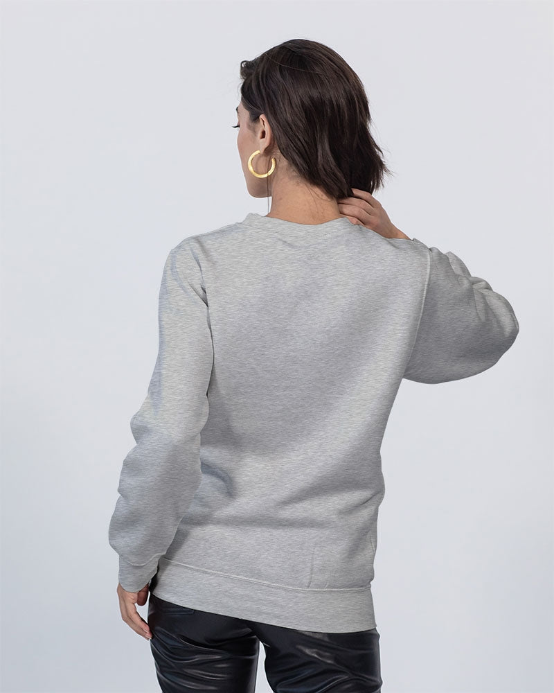 Latte & Liftoff Unisex Premium Crewneck Sweatshirt | Lane Seven