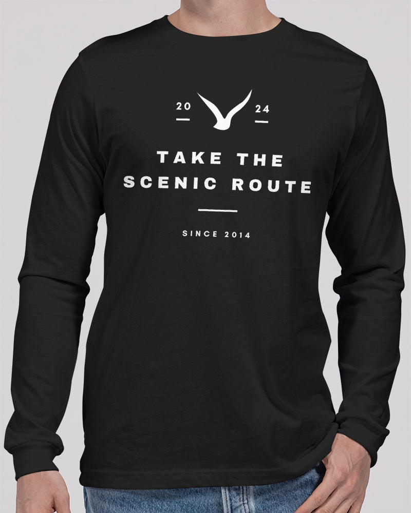 The Scenic Route Unisex Jersey Long Sleeve Tee | Bella + Canvas