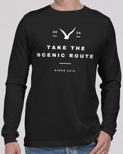 The Scenic Route Unisex Jersey Long Sleeve Tee | Bella + Canvas