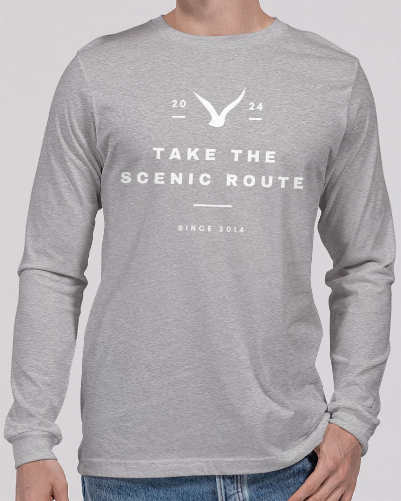 The Scenic Route Unisex Jersey Long Sleeve Tee | Bella + Canvas